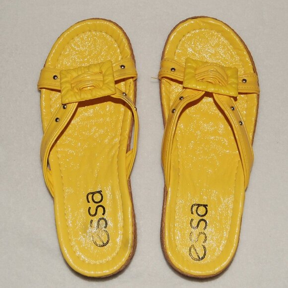 Essa Shoes - Essa Platform Slide Sandals, Women Size EU 37 (US 6.5)